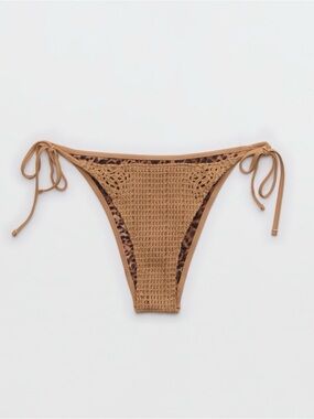 Aerie Crochet Tie-Side Bikini Bottom